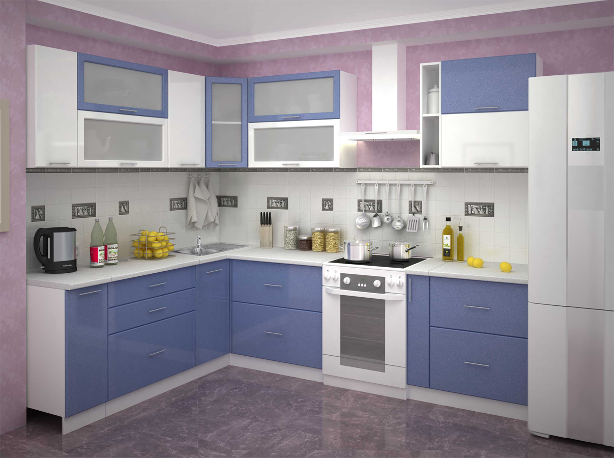 Кухонный гарнитур угловой цвет. Кухня угловая Базис. Скайлайн кухня рокко цвет Виолет.